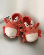 chaussons animaux crabe