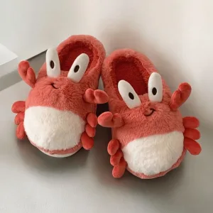 chaussons animaux crabe