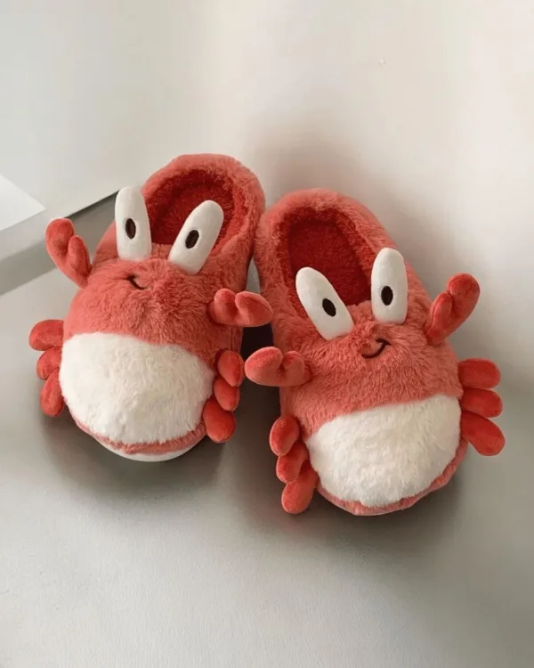 chaussons animaux crabe