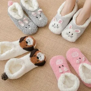 chaussons animaux fantaisie
