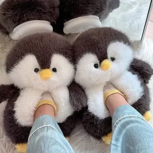 chaussons animaux pingouin adorable