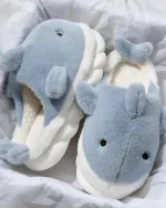 chaussons animaux requin