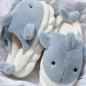 chaussons animaux requin