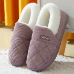 chaussons avec semelles confortables home classique