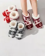 chaussons botte de Noël