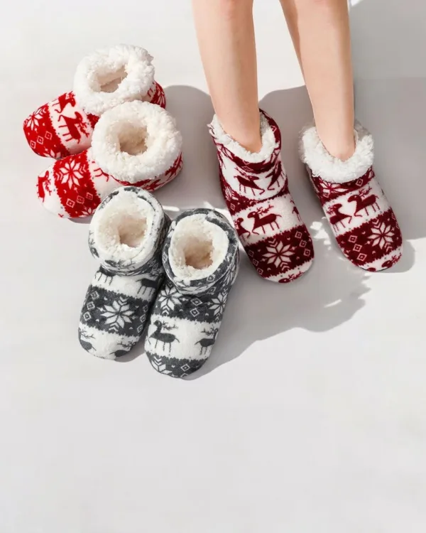 chaussons botte de Noël