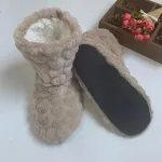 chaussons bottes à enfiler pour femme