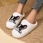 chaussons bouledogue en forme d'animaux