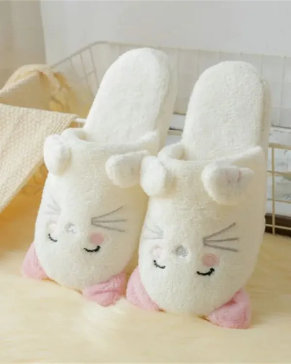 chaussons chaton mignon
