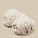 chaussons chauds en laine de mouton