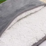 chaussons chauffants électrique gris