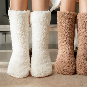 chaussons chaussette femme toute douce