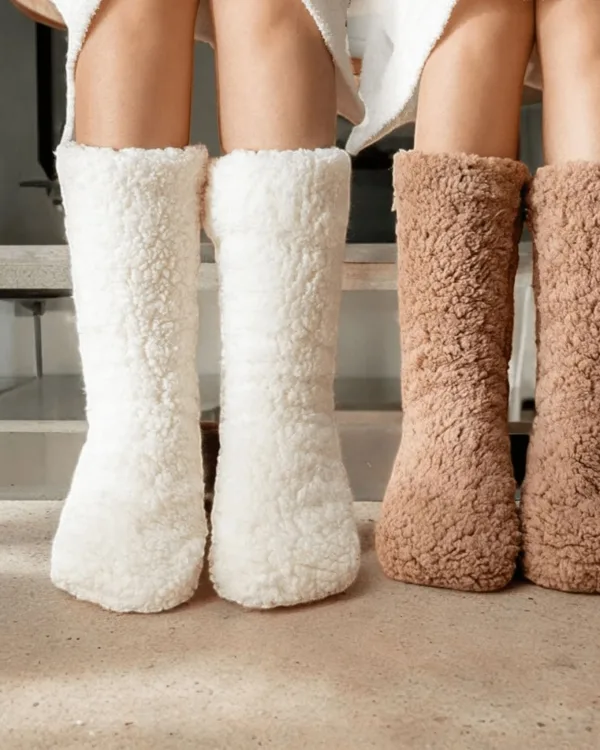 chaussons chaussette femme toute douce