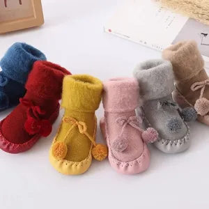 chaussons chaussettes enfant semelle rigide