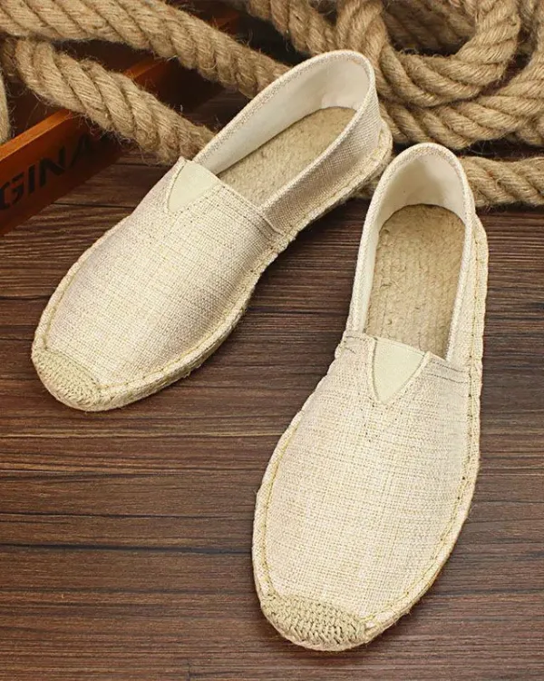chaussons chaussures espadrilles nude