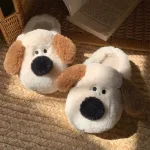 chaussons chien mignon cartoon