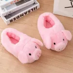 chaussons cochon pour femme