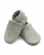 chaussons confortables en cuir souple