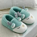 chaussons confortables en daim