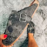 chaussons confortables femme