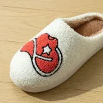 chaussons confortables femme cowgirl