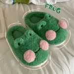 chaussons confortables grenouille pour la maison