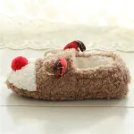 chaussons confortables renne de Noël
