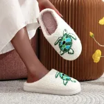 chaussons confortables tortue pour femmes