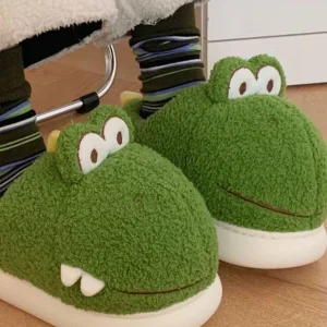 chaussons crocodile