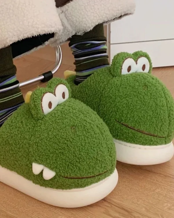 chaussons crocodile