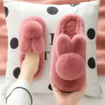 chaussons d'intérieur lapin