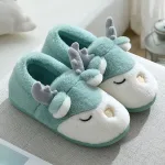 chaussons daim pour l'hiver