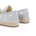 chaussons décontractés femme pâquerettes