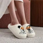 chaussons décorés squelette Halloween