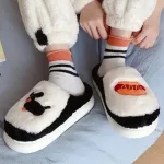 chaussons design teckel humoristique