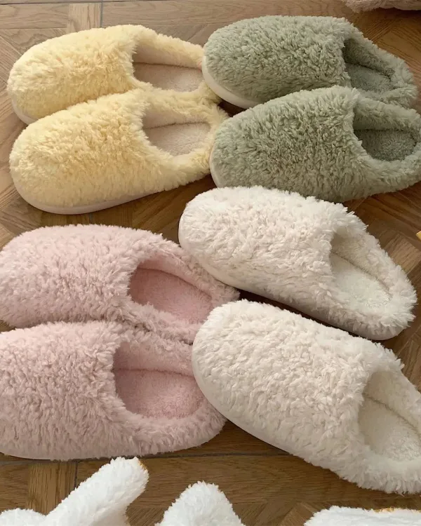 chaussons douceur hivernale