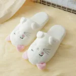 chaussons doux chaton pour enfants