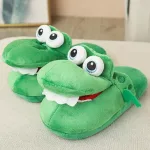 chaussons doux crocodile