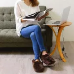 chaussons doux et chauds en peluche