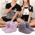 chaussons doux et chauffants