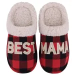 chaussons doux femme meilleur maman