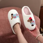 chaussons doux femme teckel 2