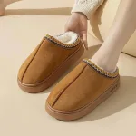 chaussons doux finition luxe