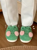 chaussons doux grenouille pour enfants
