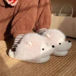 chaussons doux hérisson
