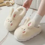 chaussons doux oreilles de lapin
