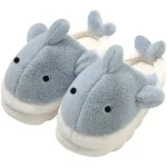 chaussons doux requin