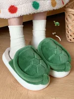 chaussons doux tortue