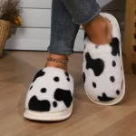 chaussons doux vache
