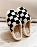 chaussons échiquier